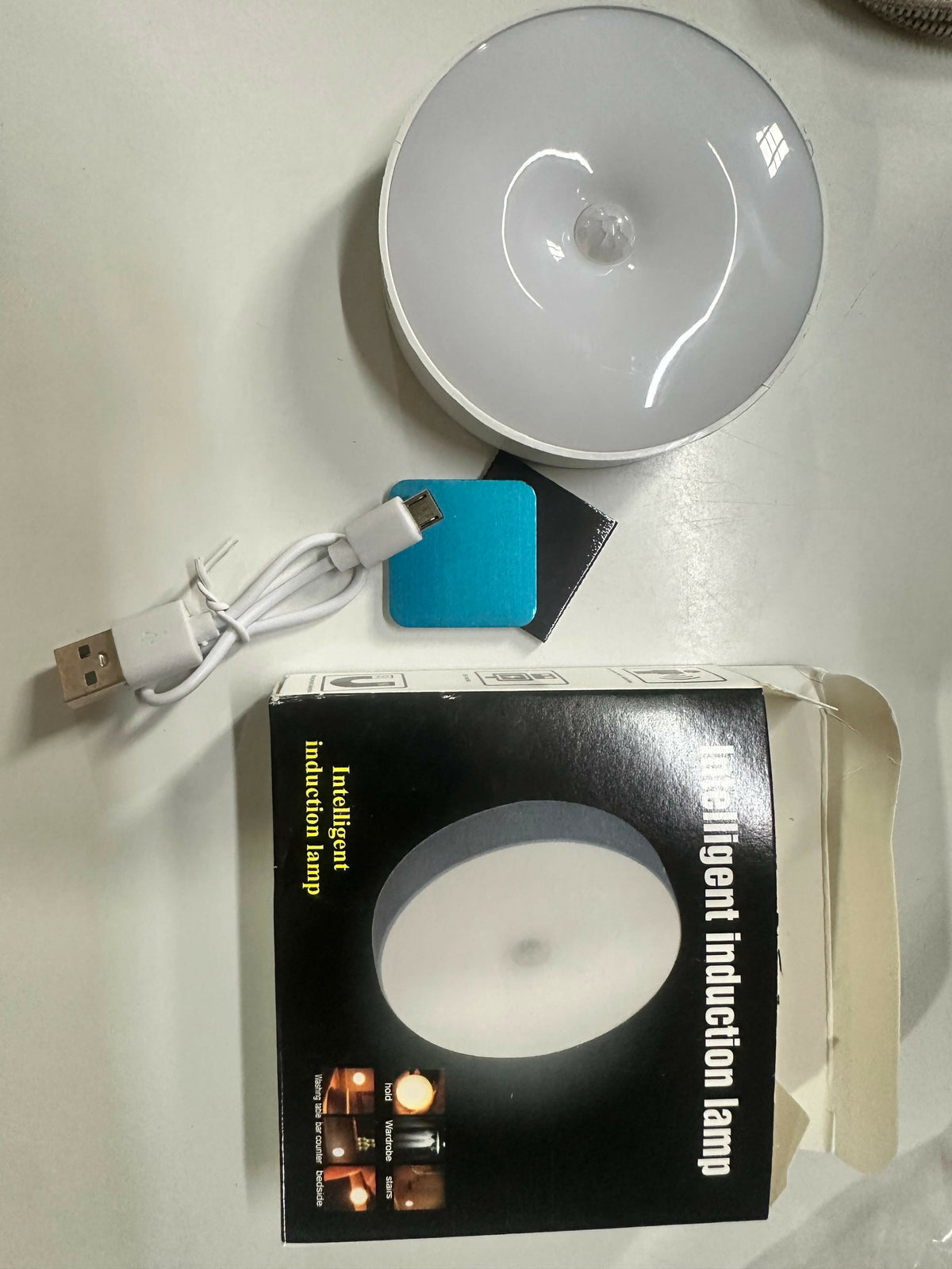 Rechargeable Motion Sensor LED Night Light with USB Charging